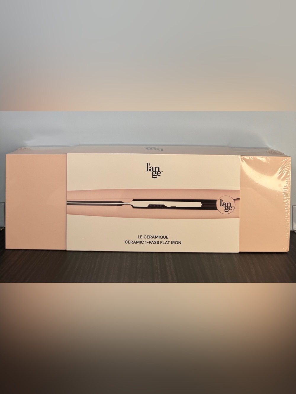 L’ange Professional Hair Le Ceramique 1-Pass Flat Iron NIB